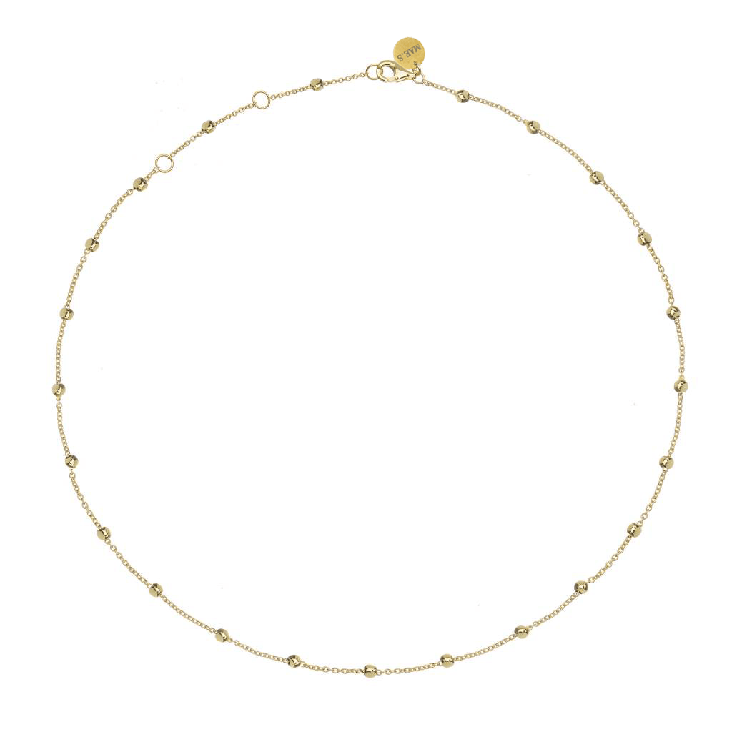 MAE.S Dots Necklace Gold