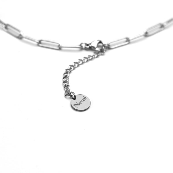 Nemi Plain Chain Necklace Silver