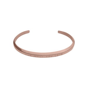 MAE.S Live What You Love Bracelet Rosegold