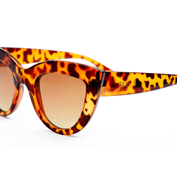 MAE.S Cat Eye Sunglasses Brown Bengal